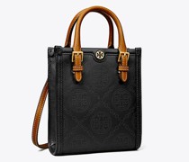Tory Burch Mini T Monogram Perforated Tote