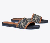 Tory Burch T Monogram Espadrille Slide