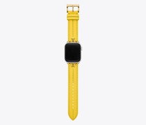 Tory Burch Kira Band for Apple Watch®, Yellow Leather