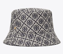 Tory Burch Short-Brim T Monogram Bucket Hat
