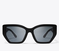 Tory Burch Kira Oversized Geometric Sunglasses