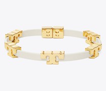 Tory Burch Serif-T Single-Wrap Bracelet