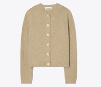 Tory Burch Logo Button Wool Cardigan