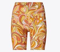 Tory Burch Printed High-Rise Weightless Bike Short