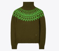 Tory Burch Merino Fair Isle Sweater