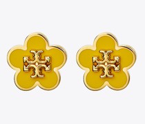 Tory Burch Kira Enamel Flower Stud Earring