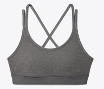 Tory Burch Compression Mélange Cross-Back Bra