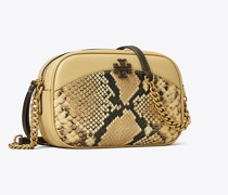 Tory Burch McGraw Snake Embossed Camera Bag