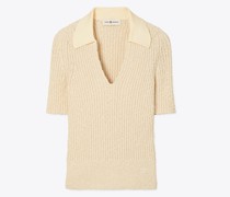 Tory Burch Ribbed Knit Polo