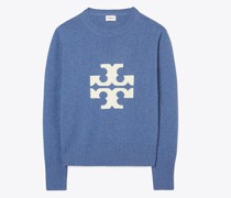 Tory Burch Cashmere Logo Crewneck