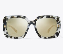 Tory Burch Miller Oversized Square Sunglasses