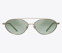 Tory Burch Eleanor Oval Sunglasses