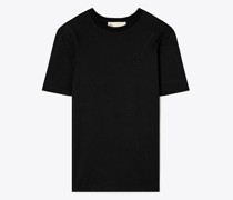 Tory Burch Embroidered Logo T-Shirt
