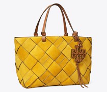 Tory Burch Miller Suede Woven Tote