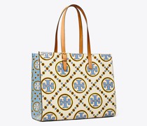 Tory Burch T Monogram Contrast Embossed Tote