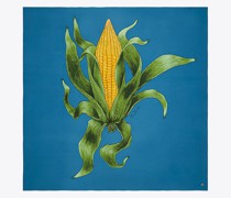 Tory Burch Corn Oversized Silk Square Scarf