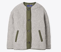 Tory Burch Reversible Quilted Fleece Jacket