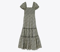 Tory Burch Smocked Midi Dress