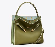 Tory Burch Lee Radziwill Piped Double Bag