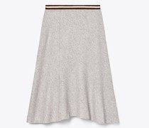 Tory Burch Flared Wool Skirt