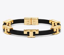 Tory Burch Serif-T Single-Wrap Bracelet