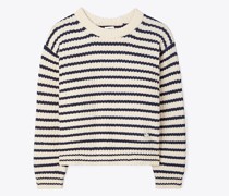Tory Burch Merino Striped Sweater