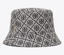 Tory Burch Short-Brim T Monogram Bucket Hat