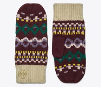 Tory Burch Fair Isle Mittens