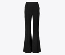 Tory Burch Side-Striped Flared Pant