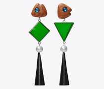 Tory Burch Geo Fish Earring