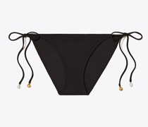Tory Burch Solid String Bikini Bottom