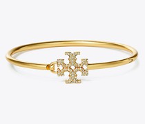 Tory Burch Eleanor Pavé Hinged Cuff
