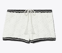 Tory Burch Pointelle Knitted Shorts