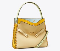 Tory Burch Small Lee Radziwill Whipstitch Double Bag