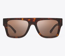 Tory Burch Oversized Geometric Sunglasses