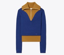 Tory Burch Double Layered Zip Pullover