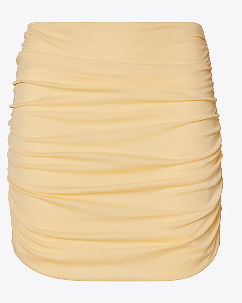 Tory Burch Damen Tory Burch Ruched Mini Skirt