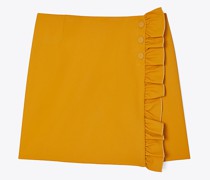 Tory Burch Tech Twill Ruffle Skort