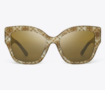 Tory Burch Oversized Cat-Eye Sunglasses