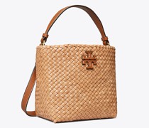 Tory Burch Small McGraw Woven Bucket Bag