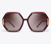 Tory Burch Eleanor Geometric Sunglasses