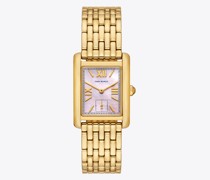 Tory Burch Eleanor Watch, Gold-Tone Stainless Steel