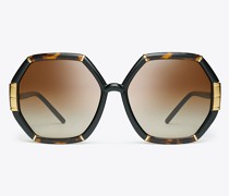 Tory Burch Eleanor Geometric Sunglasses
