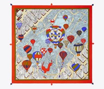Tory Burch Balloons In the Sky Silk Square Scarf