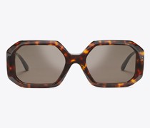 Tory Burch Kira Rectangular Sunglasses