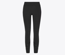 Tory Burch Side-Pocket Chevron Leggings