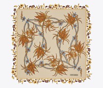 Tory Burch Climbing Palms Square Scarf