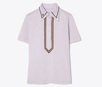 Tory Burch Retro Mercerized Cotton Polo