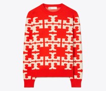 Tory Burch Wool Logo Sweater