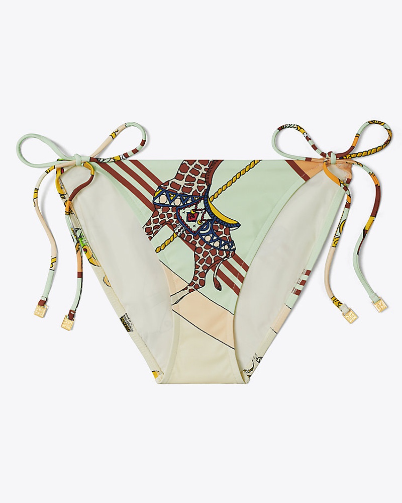 Tory Burch Damen Tory Burch Printed String Bikini Bottom